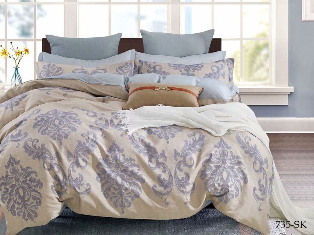 КПБ 2сп сатин в коробке (нав 70*70) Satin de Luxe SK Клео <735-SK>