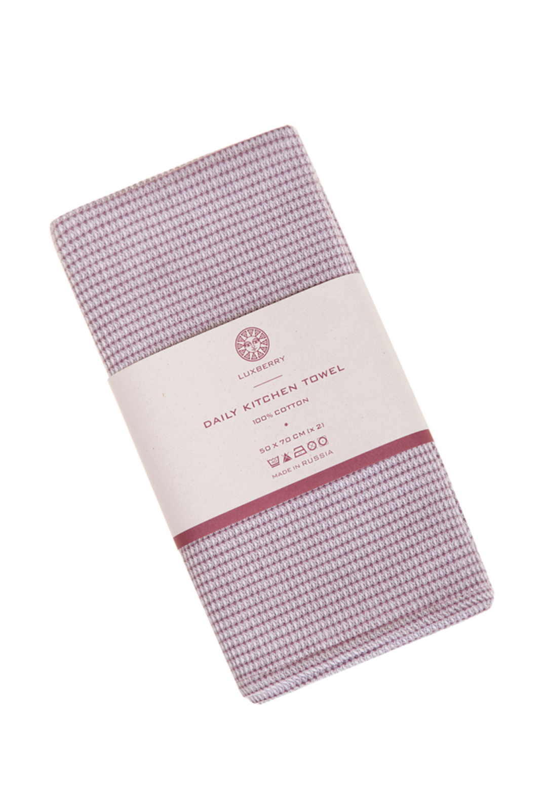 Набор кухонных полотенец DAILY KITCHEN TOWEL Luxberry <2 полотенца в наборе 50*70,бордовый>