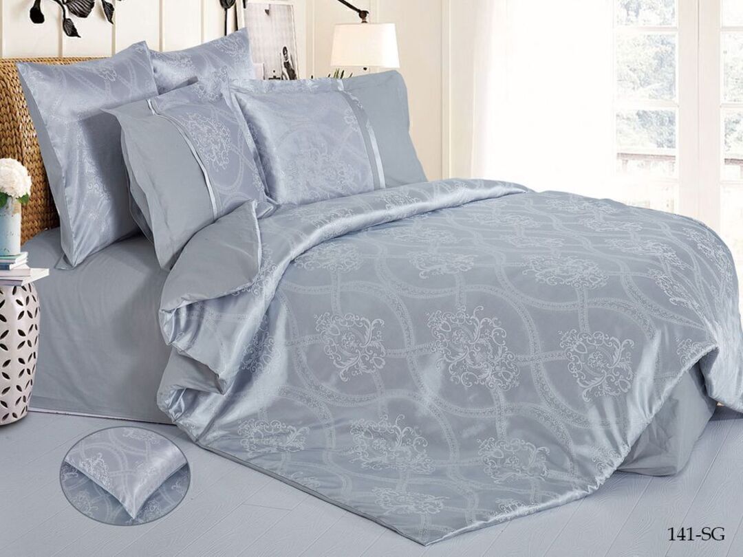 КПБ семейный сатин-жаккард Satin Jacquard SG Клео <SG-141>