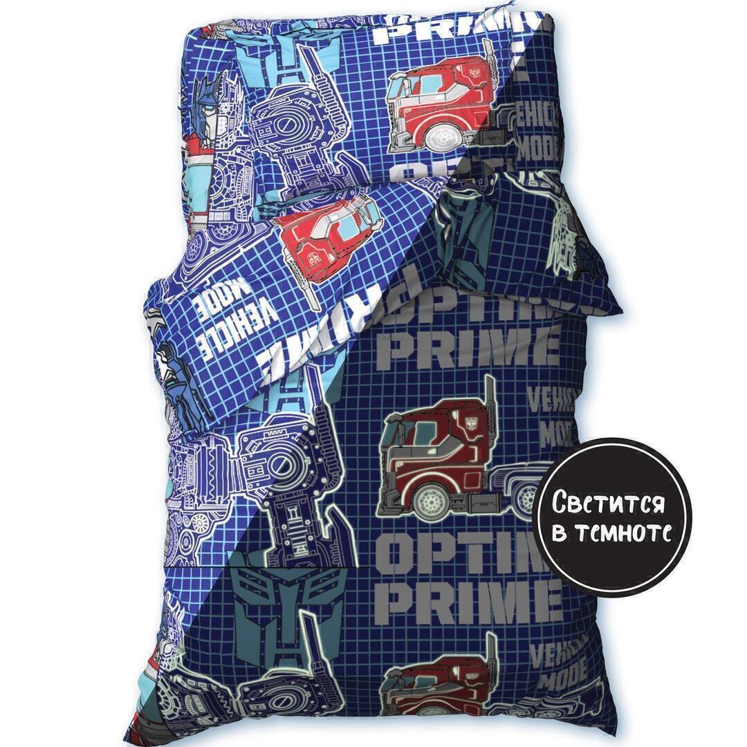 КПБ детский 1,5сп бязь Мульты <5270997  Optimus Prime Transformers>