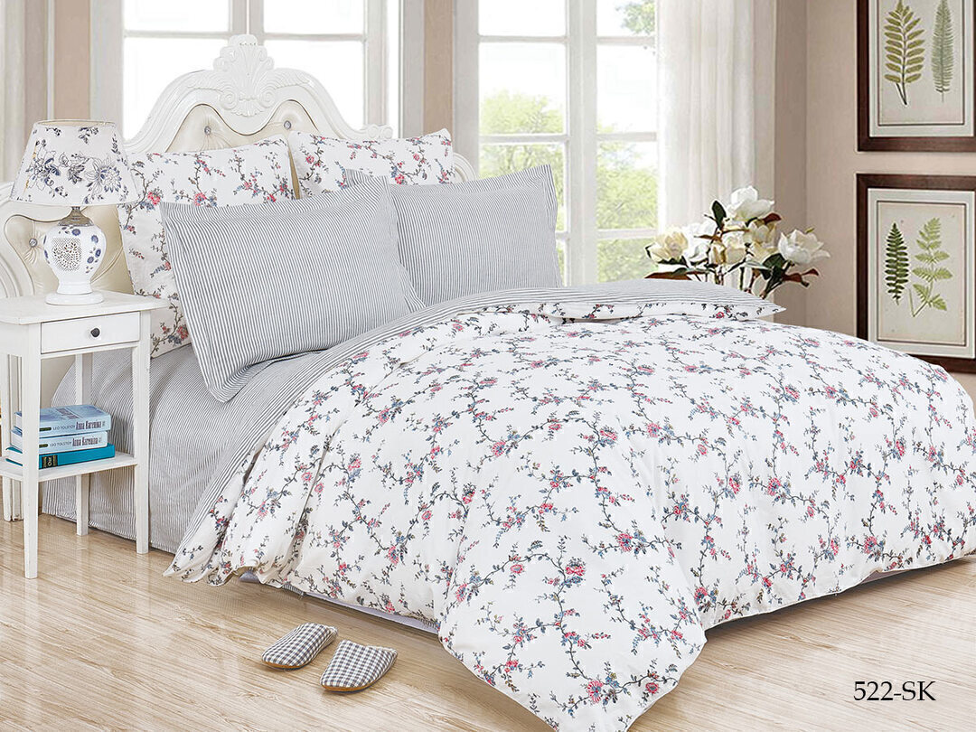 КПБ 2сп сатин в коробке (нав 70*70) Satin de Luxe SK Клео <522-SK>