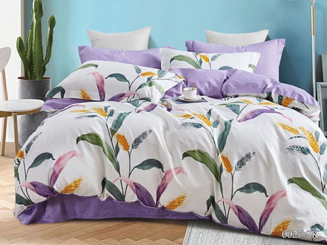 КПБ 1,5сп сатин в коробке (нав 70*70) Satin de Luxe SK Клео <0027-SK>