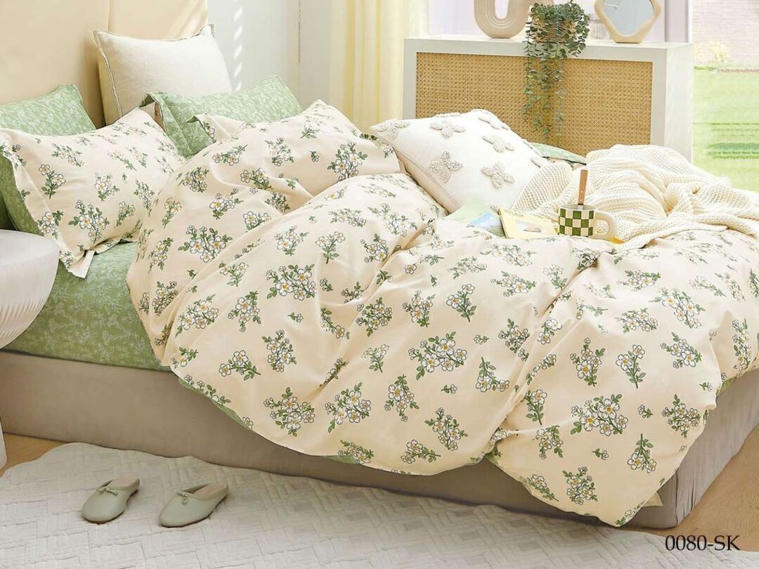 КПБ евро сатин в коробке Satin de Luxe SK Клео <0080-SK>