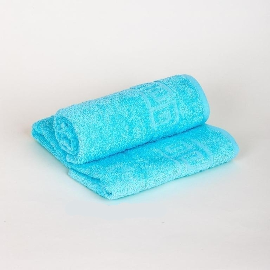 Салфетка махровая 30*30 Туркменистан (400гр), ярко-голубой <ярко-голубой>