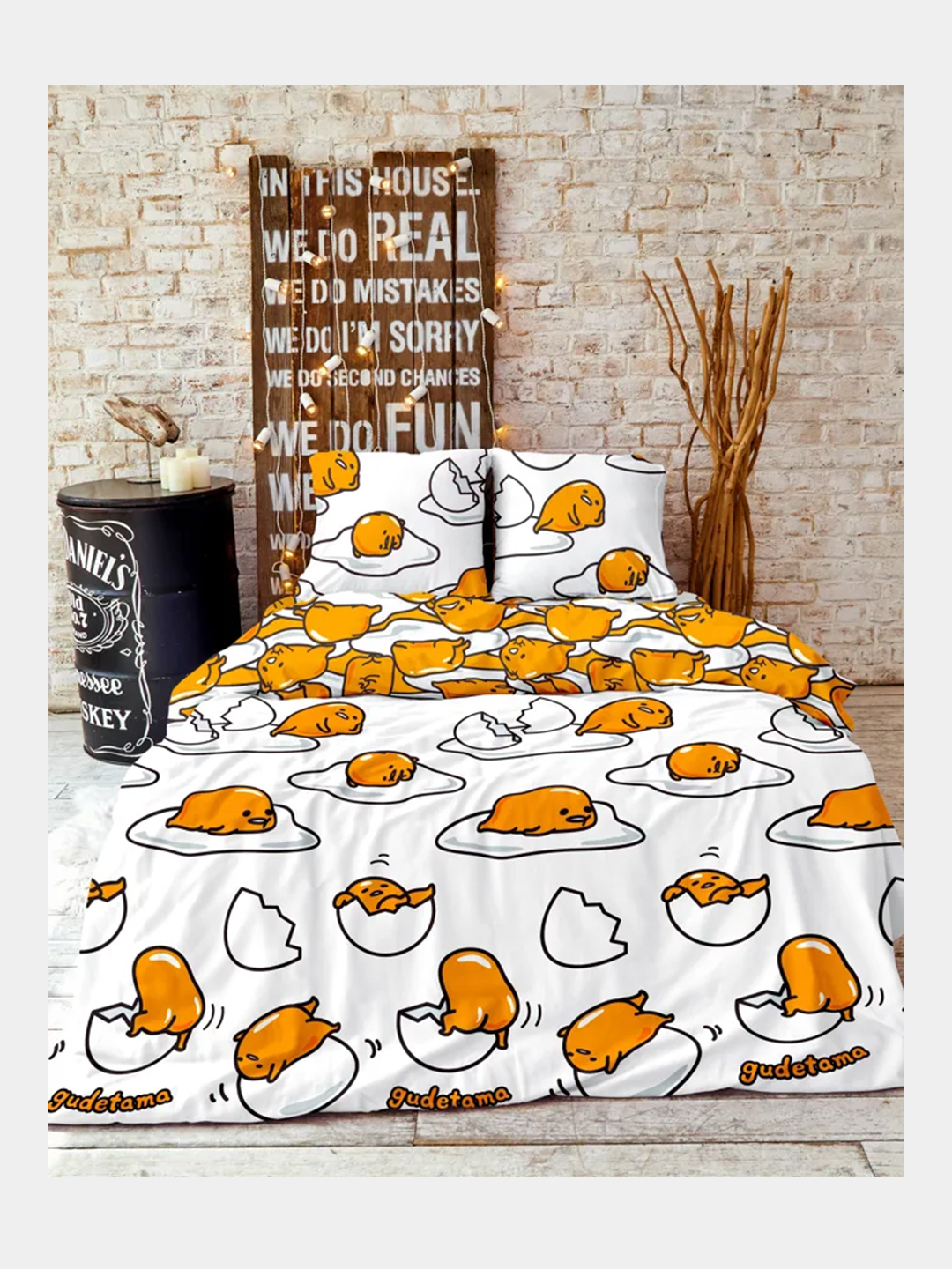 КПБ 1,5сп поплин Crazy Getup <940366 Gudetama>