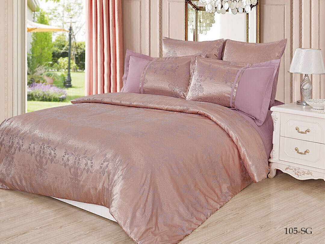 КПБ евро сатин-жаккард Satin Jacquard SG Клео <SG-105>