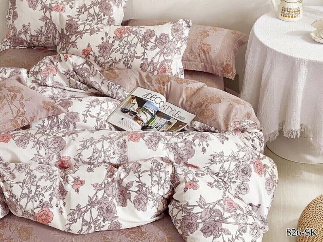 КПБ 1,5сп сатин в коробке (нав 50*70) Satin de Luxe SK Клео <826-SK>