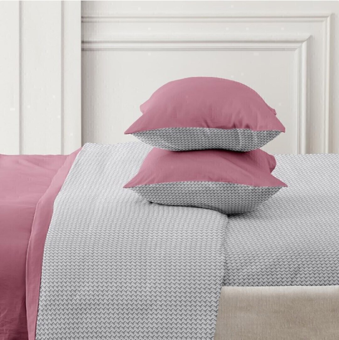 КПБ семейный перкаль нав 50*70 Унисон <86019-4/24178-2 Corsica  Unicolor>