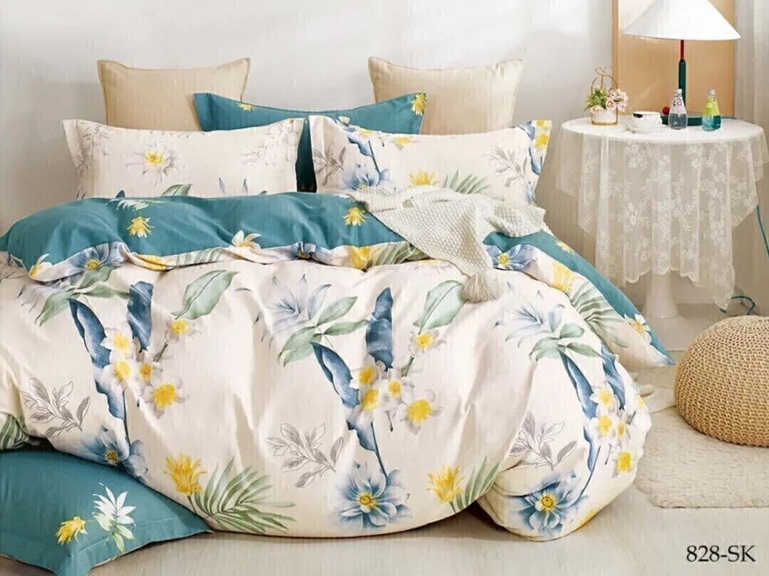 КПБ 1,5сп сатин в коробке (нав 50*70) Satin de Luxe SK Клео <828-SK>
