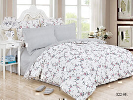 КПБ 2сп сатин в коробке (нав 70*70) Satin de Luxe SK Клео <522-SK>