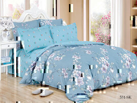 КПБ евро сатин в коробке Satin de Luxe SK Клео <531-SK>