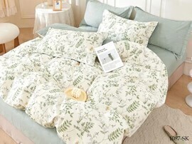 КПБ семейный сатин в коробке Satin de Luxe SK Клео
