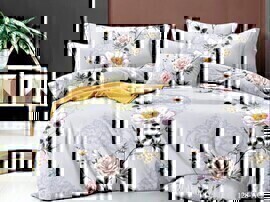 КПБ евро полисатин Art Color AC (нав. 50*70-2шт) Клео <AC-128>