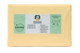 Наволочка поплин однотонный 50*70 упак 2шт Реноме<50*70, сливочный> (арт.02/103)